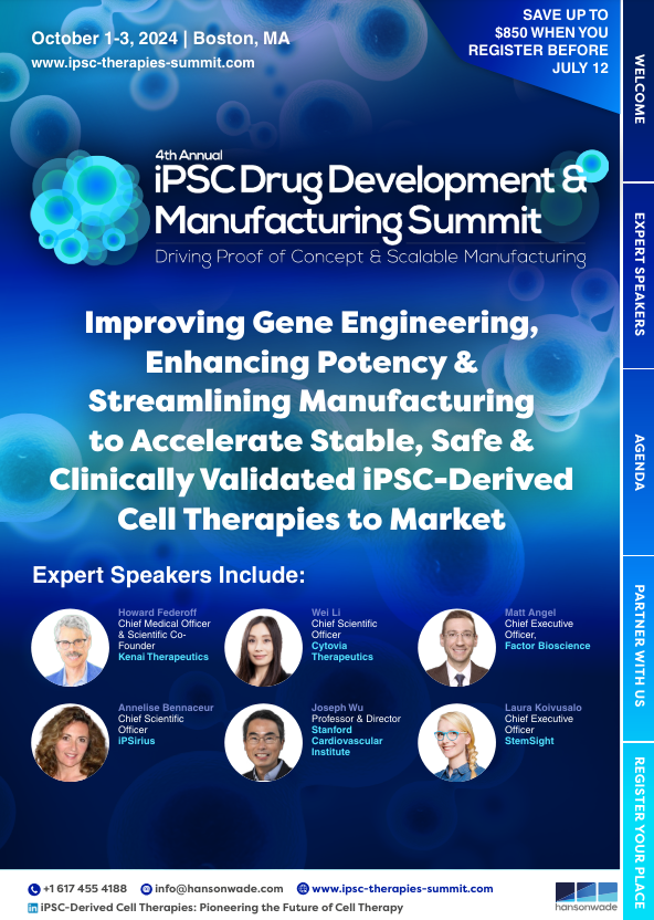 Full Event Guide | 4th iPSC Drug Development & Manufacturing Summit